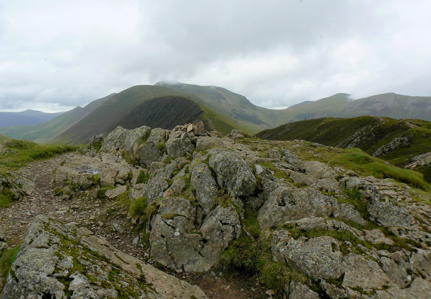 Causey Pike's summit Causey Pike's summit
